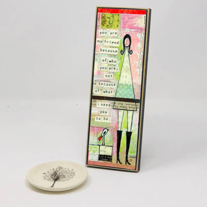 Placa de secretária 9x3 necessária por atacado de Vintage Girl Designs LLC