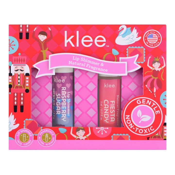 Klee Naturals - Wholesale Kids Makeup - Kids - NEW! Holiday Cookies - Natural Fragrance Lip Shimmer Set
