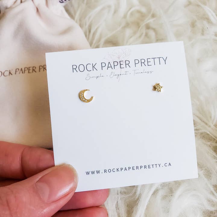 Rock Paper Pretty Jewelry - Wholesale Stud/Post Earrings - North Sky Studs
