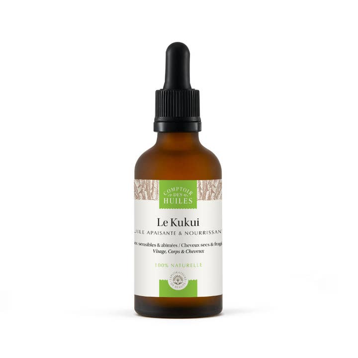 COMPTOIR DES HUILES - Wholesale Bath/Body Oil - Kukui Oil Natural - Face Hair and Body care