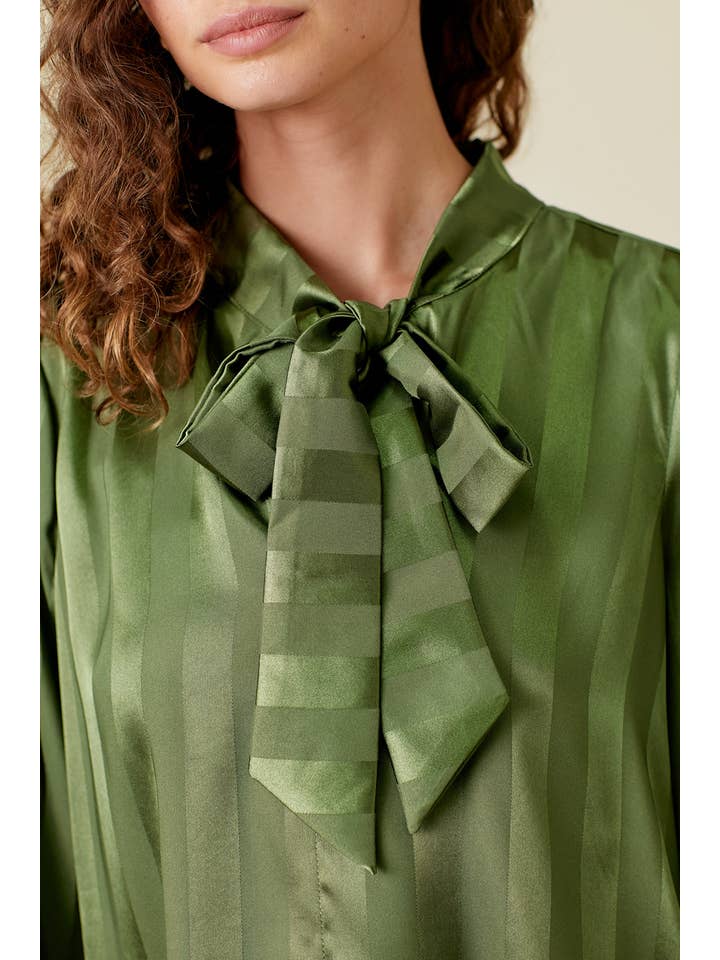 Mystree - Wholesale Blouse - Women's - 60325 Flowy Striped Blouse13