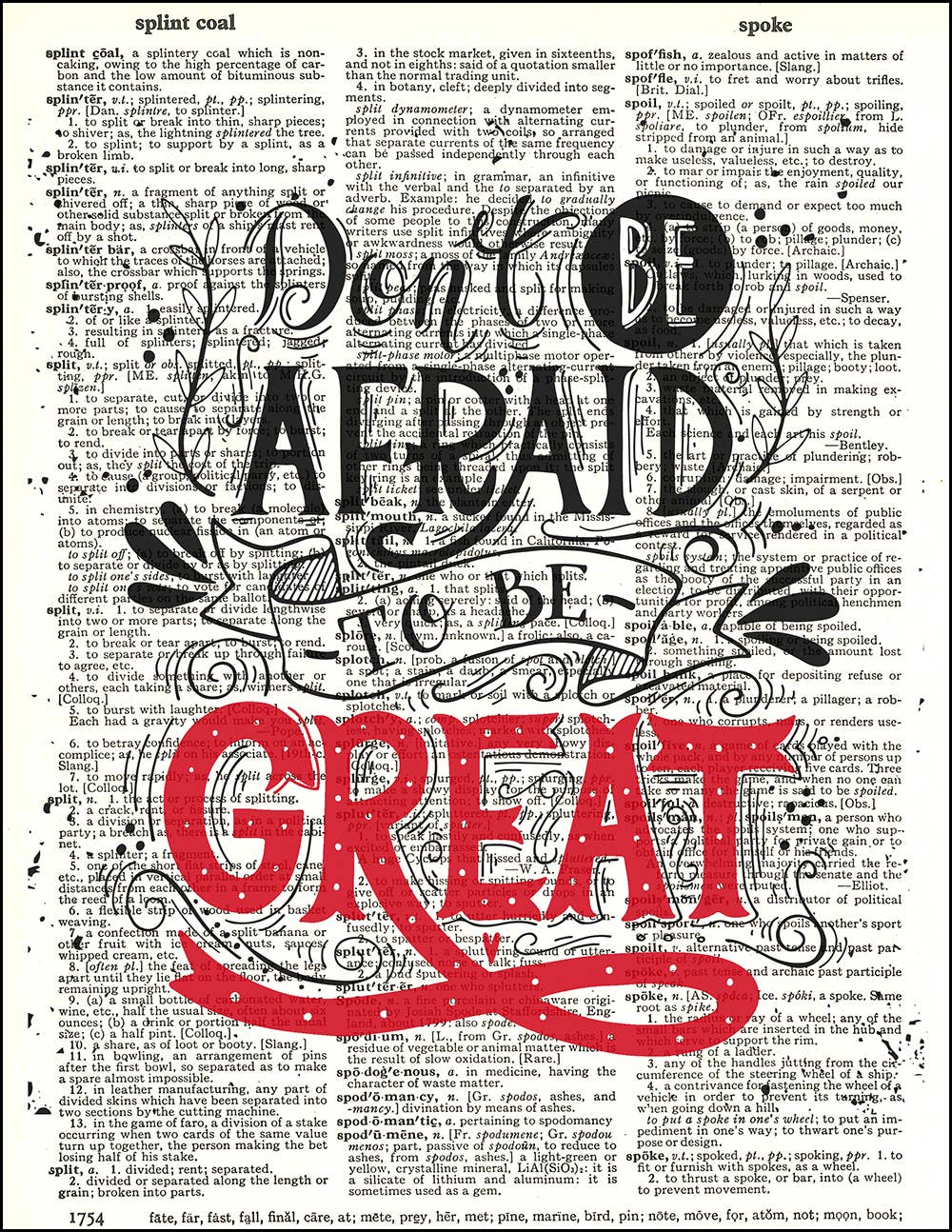 8 x 10.5 Dictionary Art Print Printed On Authentic Vintage Dictionary Book Page Hot Air Balloons