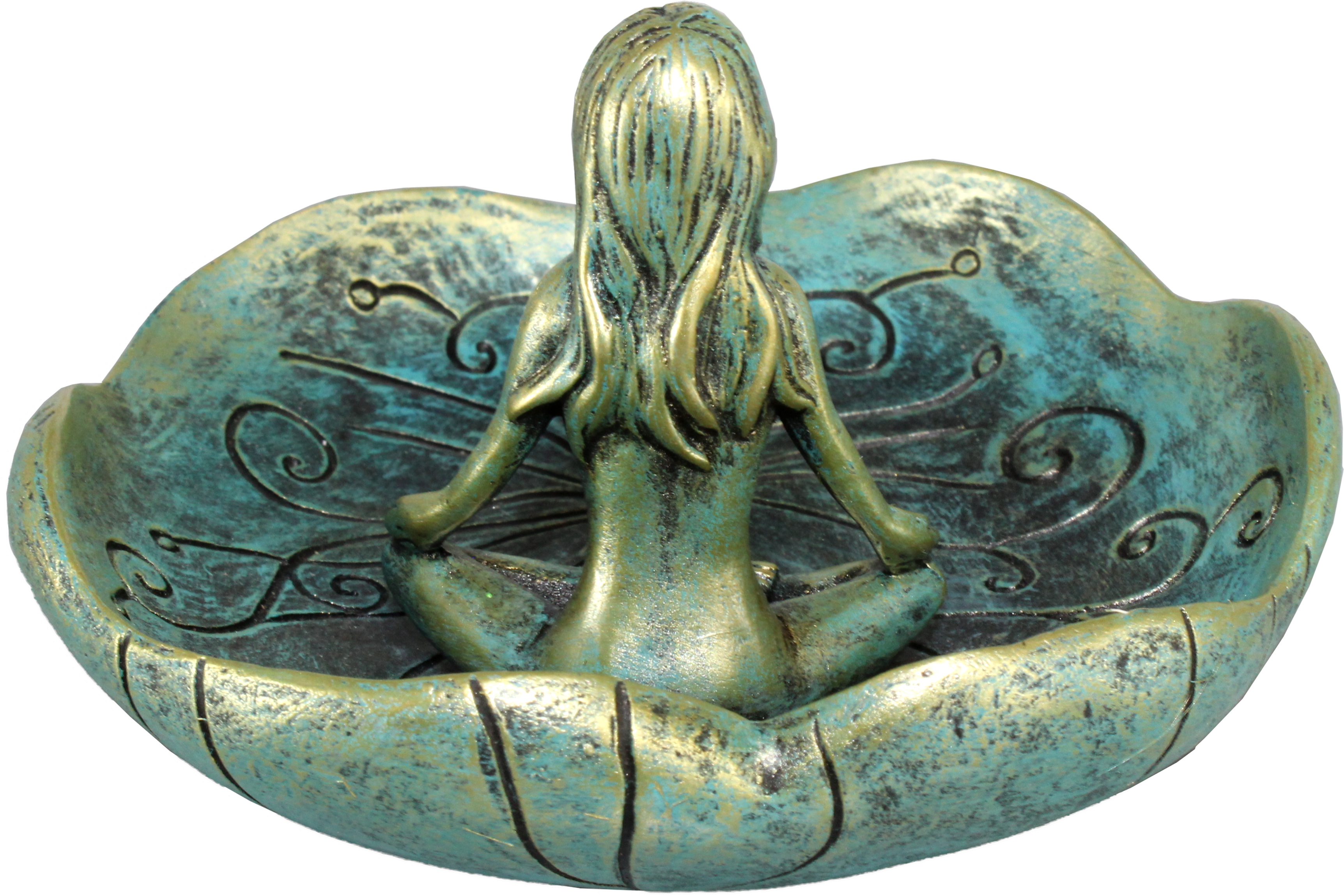 World Buyers - Wholesale Incense Holder - Meditation Nymph Incense Holder - SCC1191
