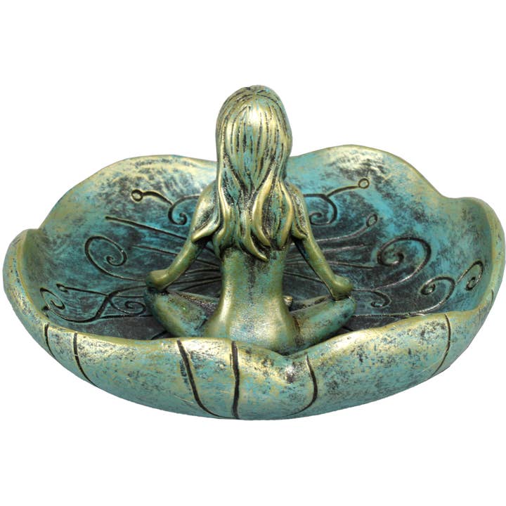 World Buyers - Wholesale Incense Holder - Meditation Nymph Incense Holder - SCC1191