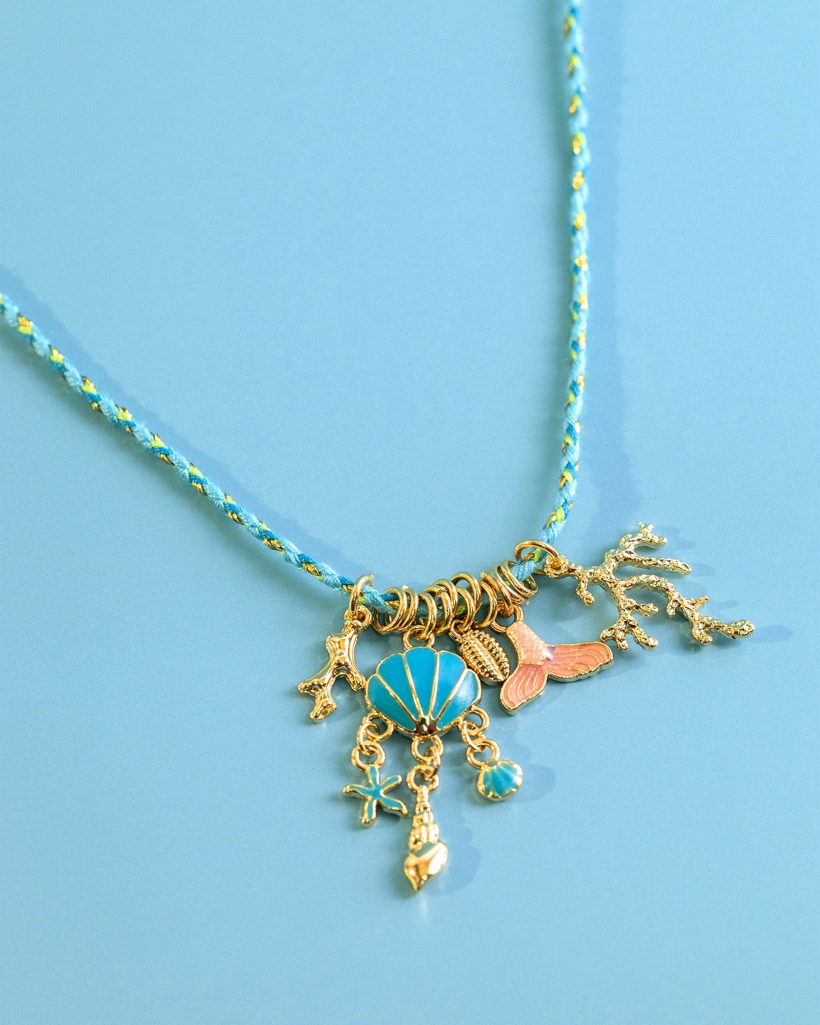 Sessori - Wholesale Pendant/Charm Necklace - Secrets of the Blue Tide Charm Necklace0