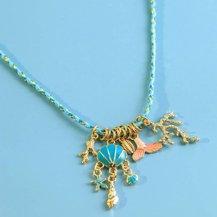 Sessori - Wholesale Pendant/Charm Necklace - Secrets of the Blue Tide Charm Necklace