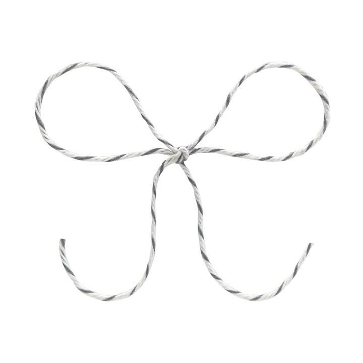 Twine - Listra cinza e branca por atacado de MIDORI Inc.