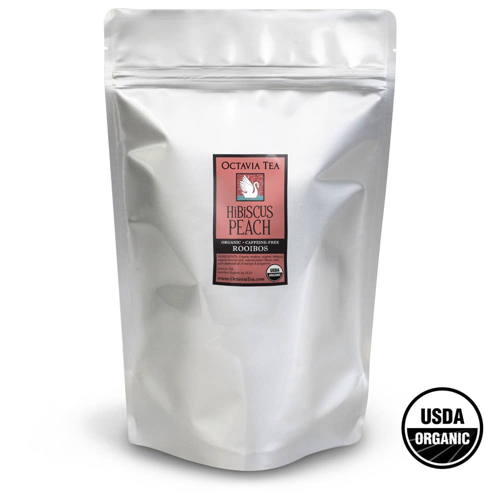 Octavia Tea - Wholesale Loose Tea - Hibiscus Peach - Organic2