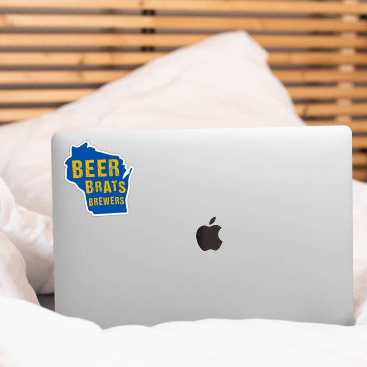 Yarnival - Wholesale Sticker - Beer Brats Brewers Sticker - wisconsin, baseball, brew crew2