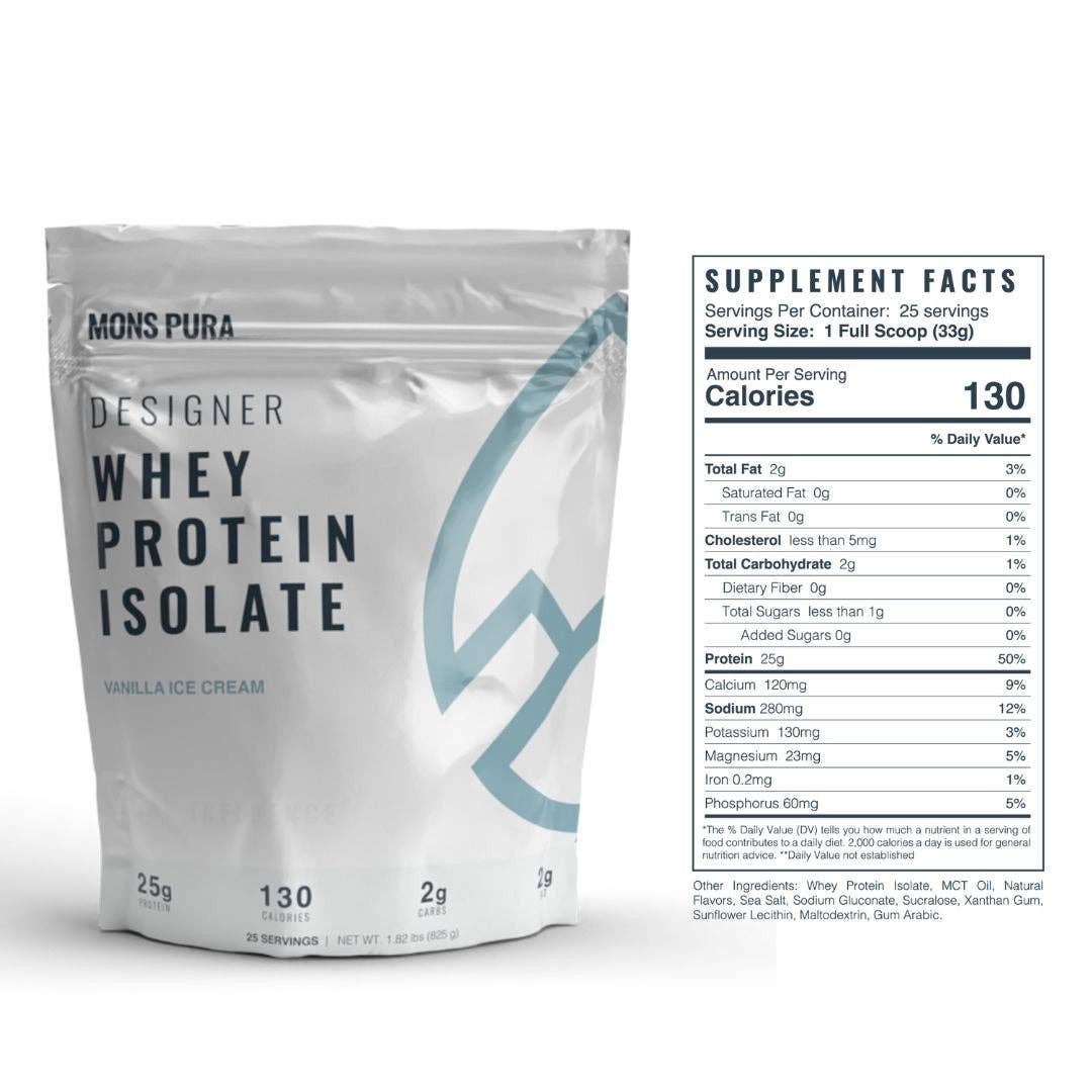 Mons Pura - Wholesale Protein/Superfood Powder - Whey Protein Isolate Designer8