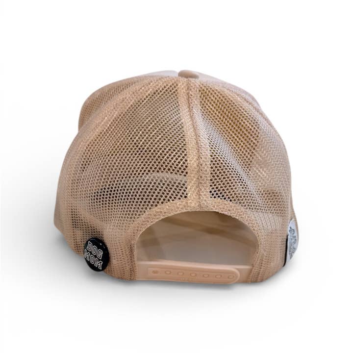 Cream ADULT Customizable Trucker Hat, Patches Sold Separately (Cream) for wholesale on Faire2