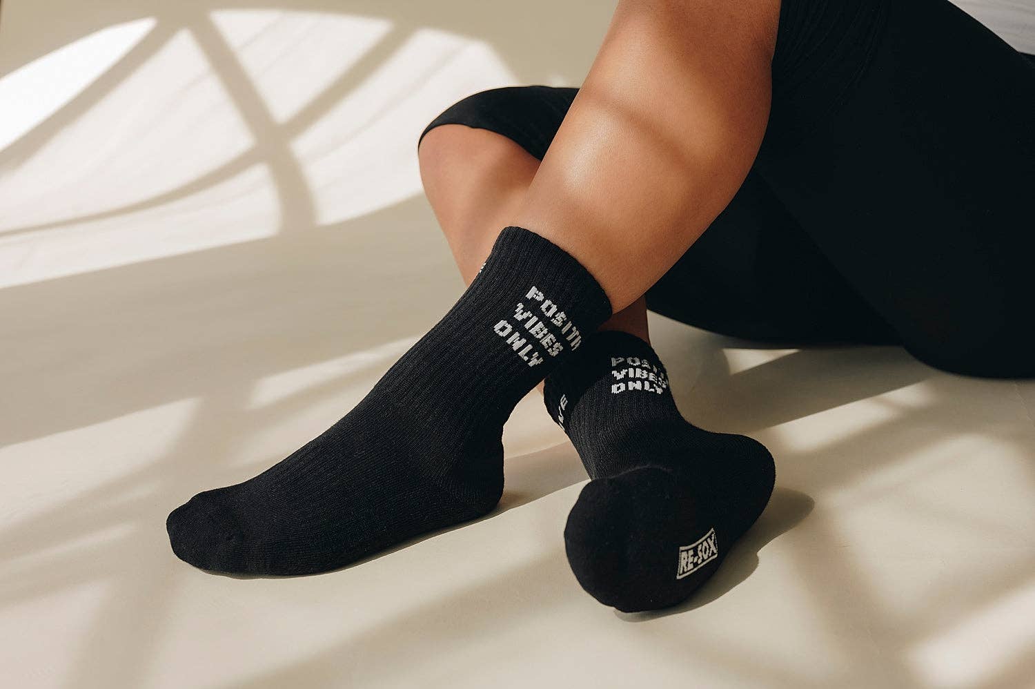 RE-SOX - Wholesale Socks - Women's - 3- SET- SLOGAN CREW5