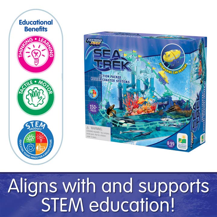 The Learning Journey - Wholesale Toy Set - Kids - Roller Coaster - Techno Trax Sea Trek