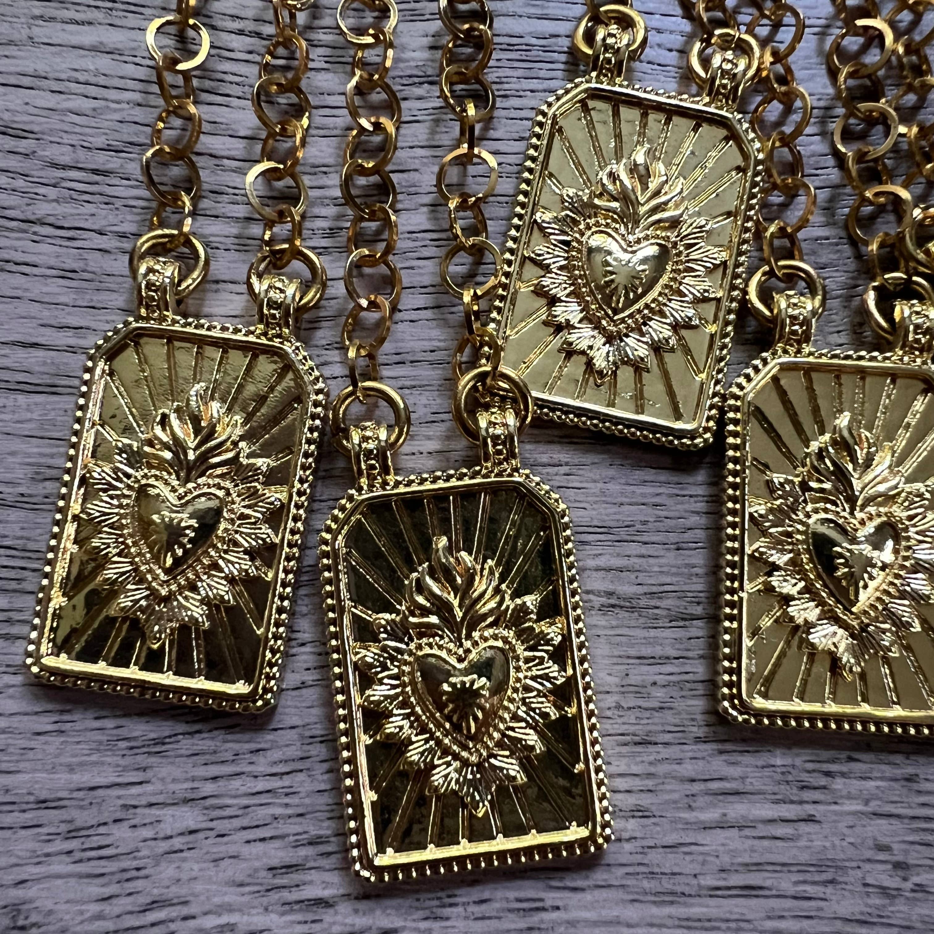 Chasing Cherubs - Wholesale Pendant/Charm Necklace - Favor1