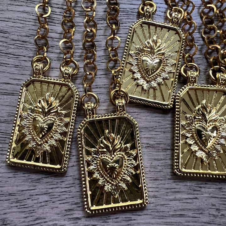 Chasing Cherubs - Wholesale Pendant/Charm Necklace - Favor1