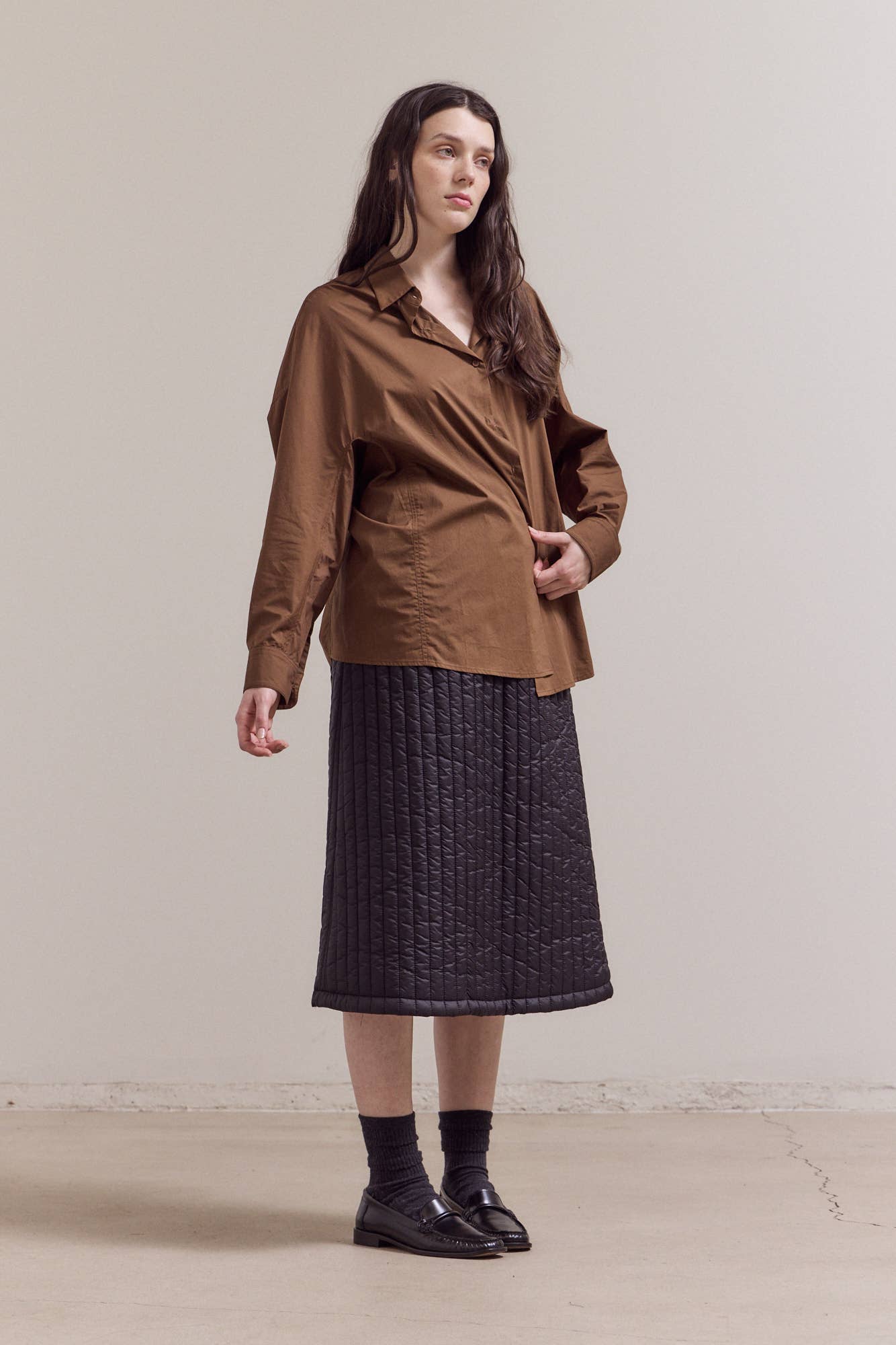 Grade & Gather - Vendita all'ingrosso Gonna - Donna - 50704 - GONNA TRAPUNTATA DI MEDIA LUNGHEZZA13