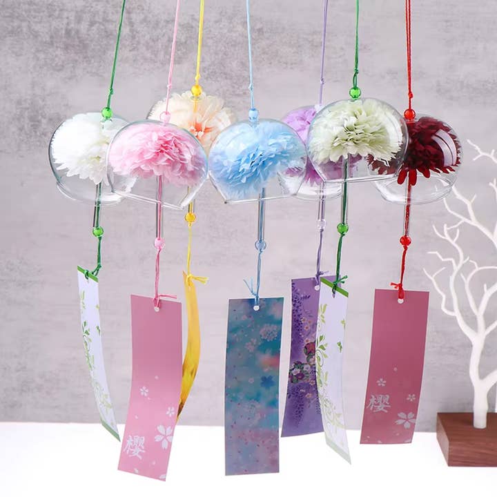 Handgjorda vindspel för heminredning - blandade färger för wholesale av La Bella Monte