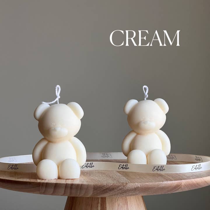 Estelle Studio - Wholesale Novelty Candle - Small Teddy Bear Candle: Sculptural Soy Wax, Custom Scent2