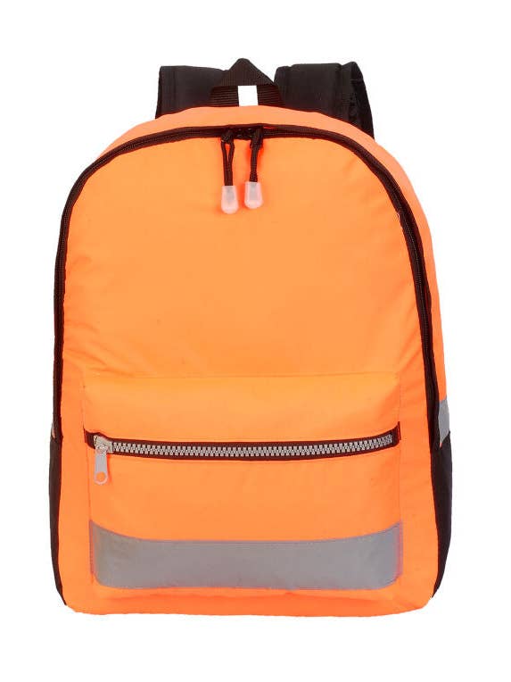 Shugon Gatwick Hi Vis Backpack | 18 Litre Rucksack | Fluorescent | Orange or Yellow | One Size for wholesale by Logo Free Clothing