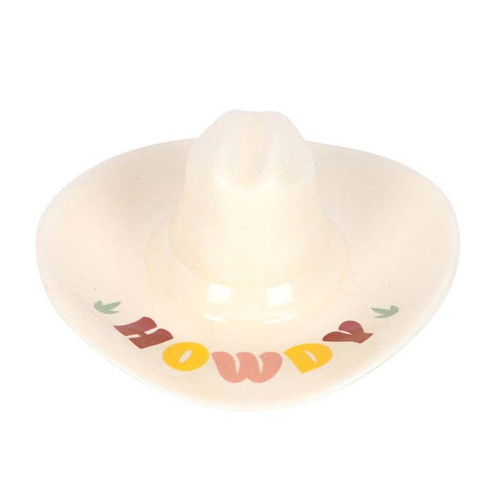 Something Different Wholesale – wholesale Jewellery dish – Howdy Cowboy Hat Trinket Dish1