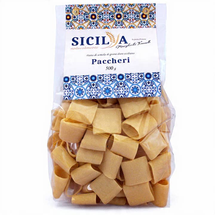 Pasta Paccheri - Made in Italy (Sicily) for wholesale by Sicilia naturalmente