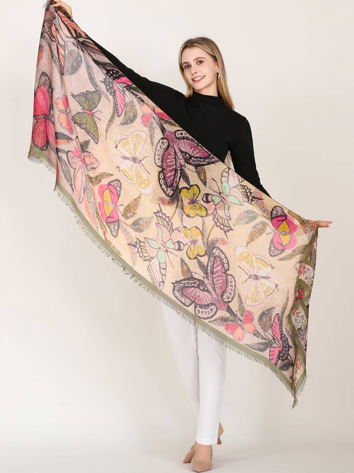 D-814 VINGAR AV TRIUMF FÖRNYADE OCH ÅTERSTÄLLDA för wholesale av Love's Pure Light Scarves