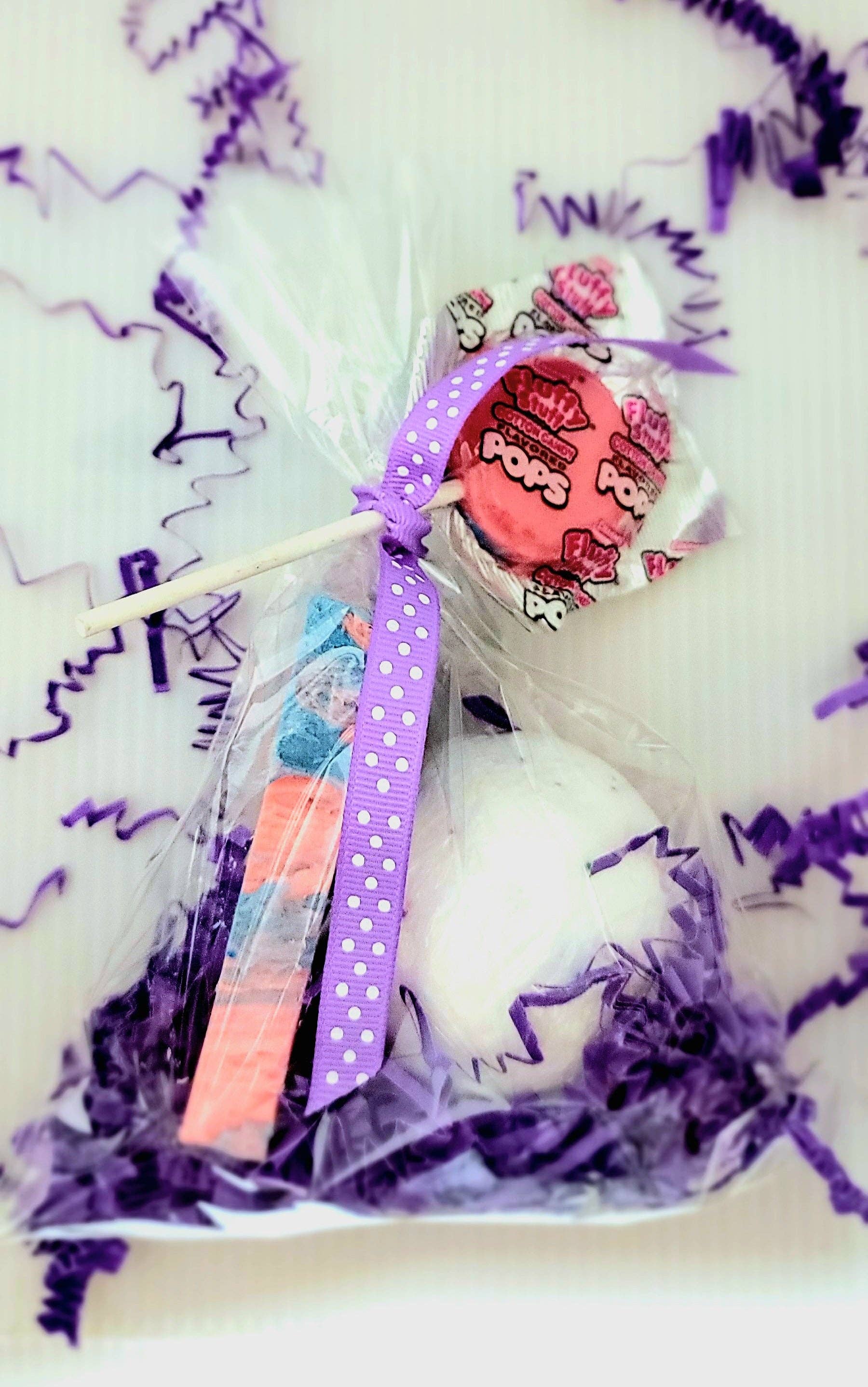 Wonderfully Made .love - Wholesale Bath Bomb/Fizz - Cotton Candy Gift Bundle | Sprinkles Organic Bath Bomb | All Natural | Handmade Luxury Soap Bar | Cotton Candy Lollipop1