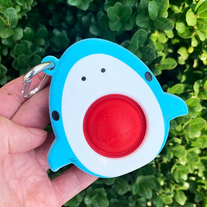Top Trenz Inc - Wholesale Keychain - Kids - OMG Mega Pop - Shark Keychain