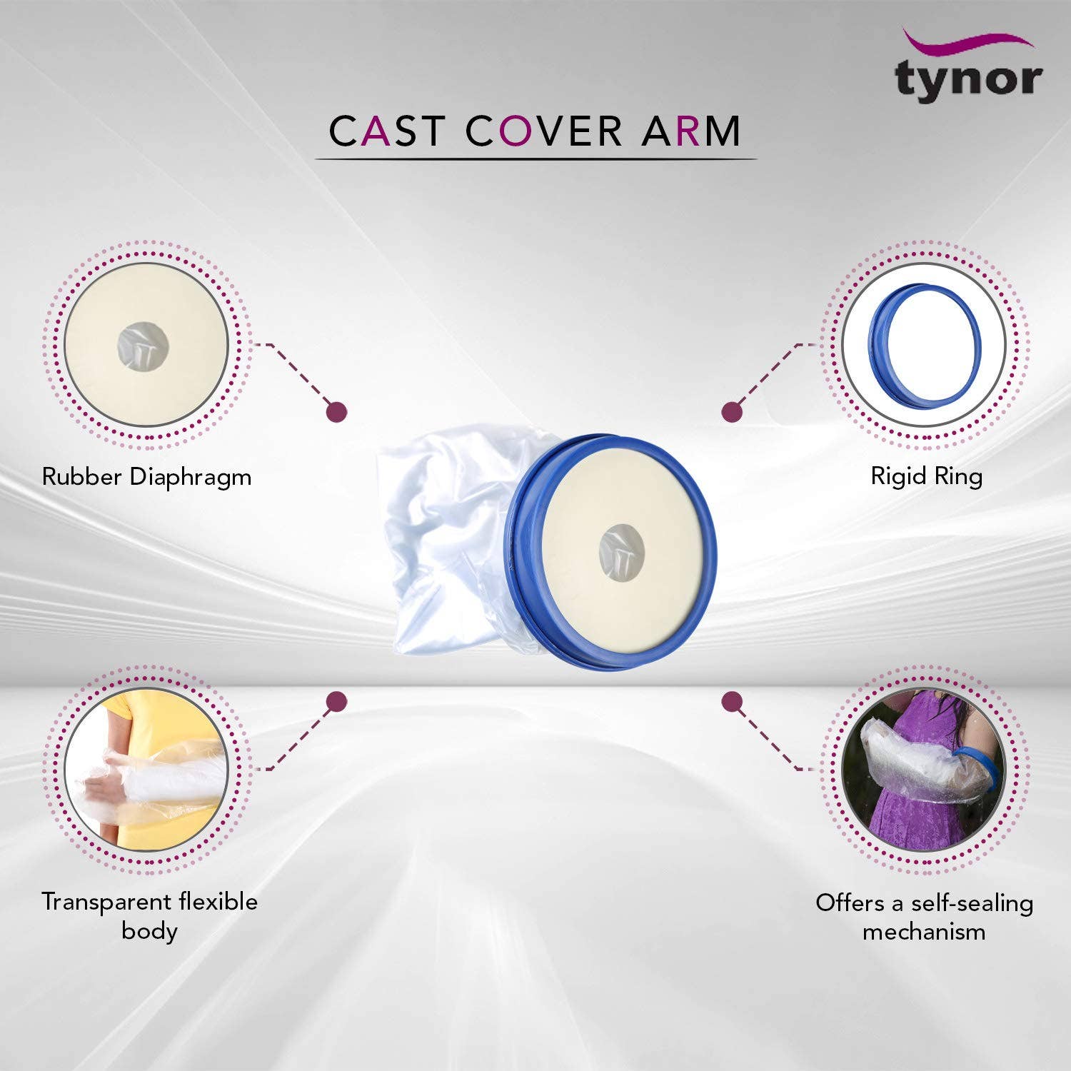 Tynor – Kit de primeiros socorros por atacado – Braço de cobertura fundido (reutilizável, impermeável)7