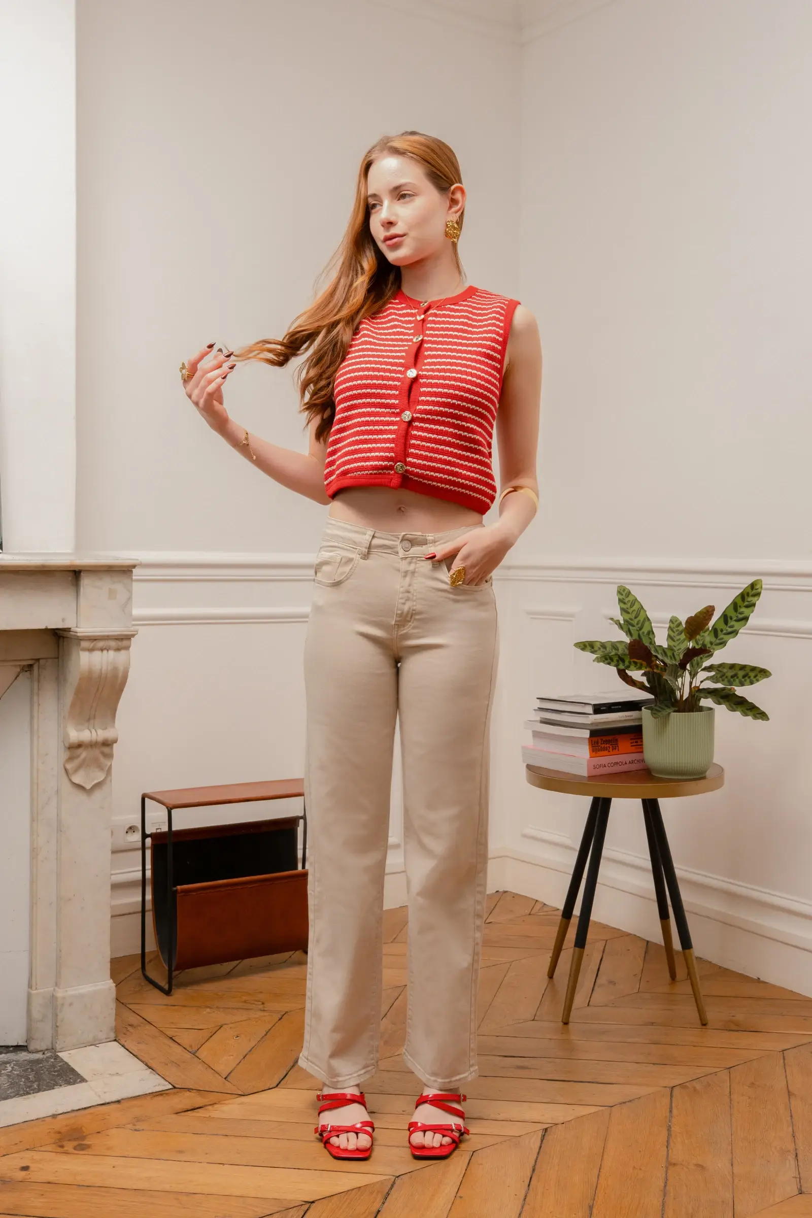 Vivid - Vendita all'ingrosso Jeans - Donna - Jean a gamba larga colore8