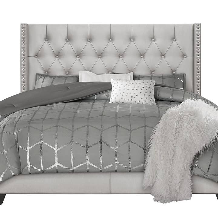 Home Design - Wholesale Bed - Brady Tufted Wingback Upholstered Panel Bed13