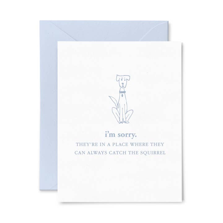 Ardilla | Tarjeta de Felicitación Letterpress | Simpatía para venta al por mayor de Color Box Design & Letterpress