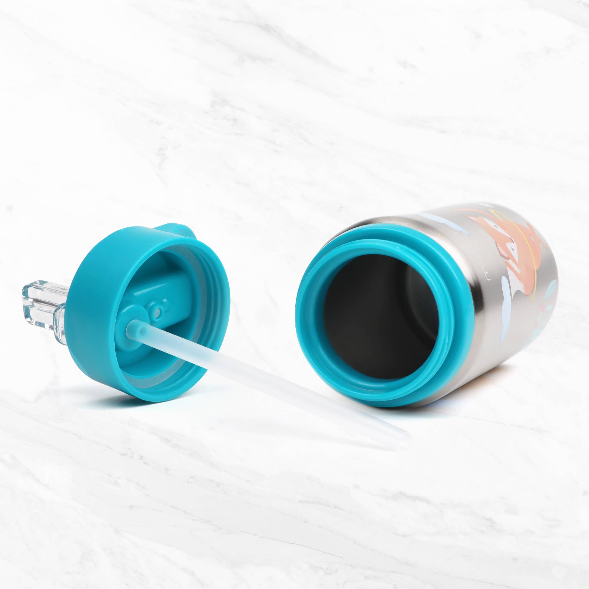 Myga - Wholesale Waterfles - Myga kindermetalen drinkfles met dierenmotief5