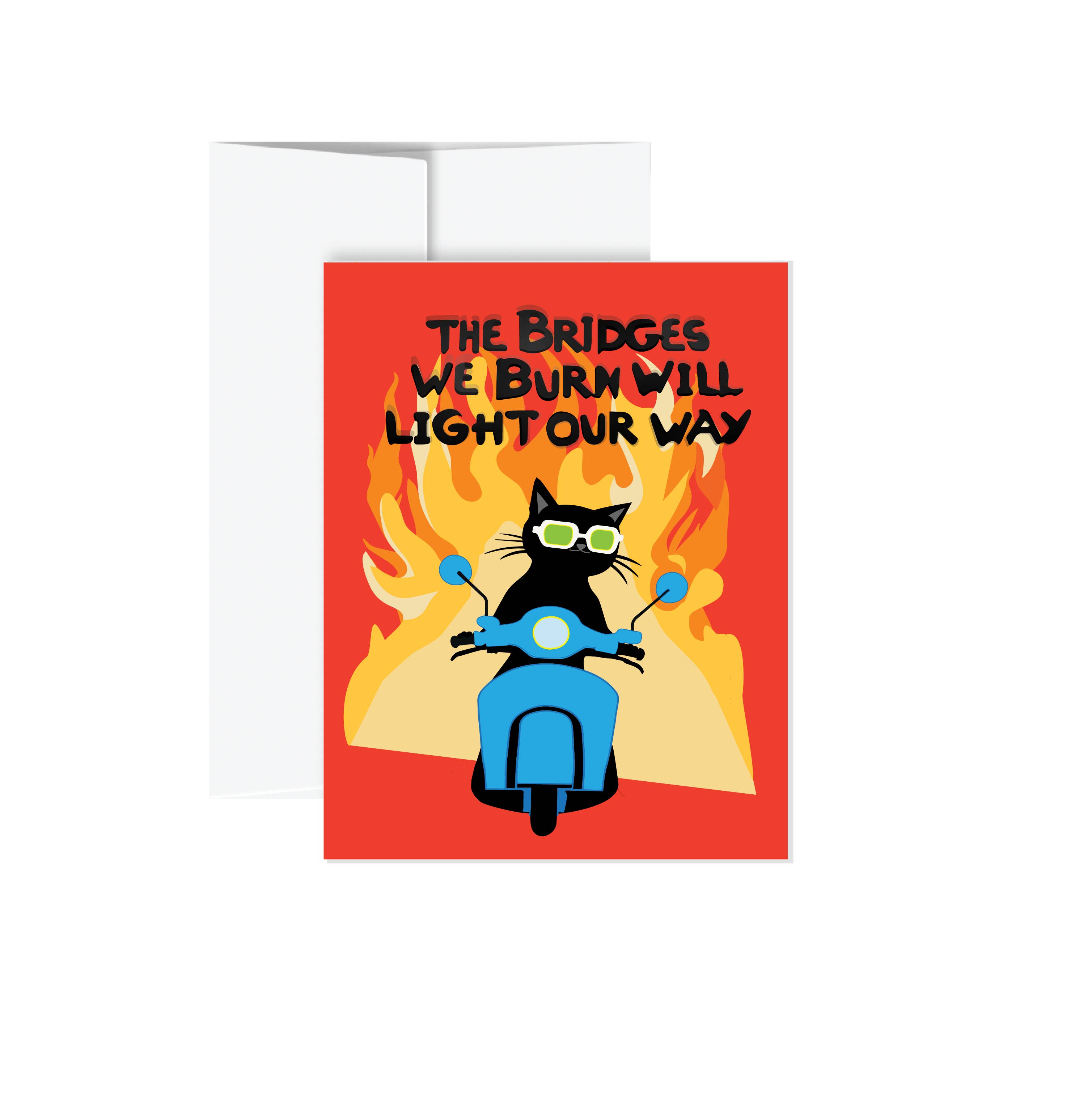 All Very Goods - Wholesale Everyday Greeting Card - Greeting Card - The Bridges We Burn