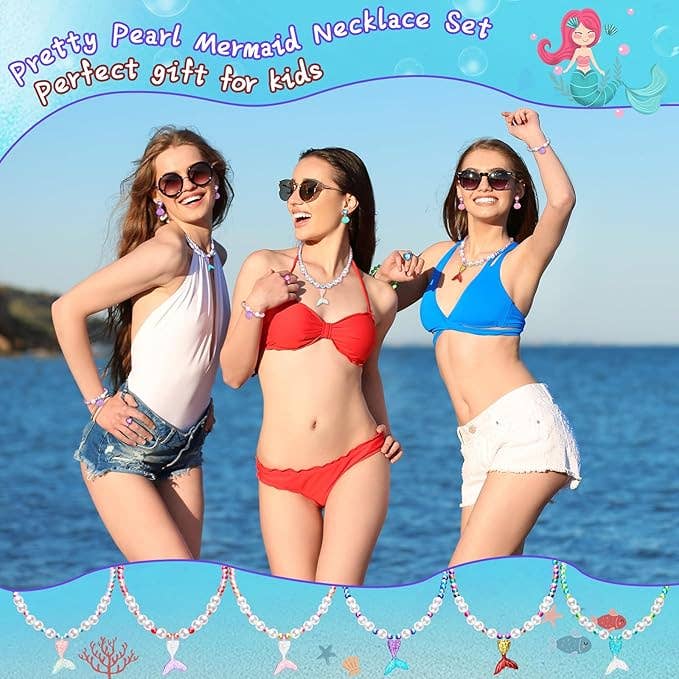 Crover - Wholesale Jewelry Set - Mermaid Jewelry Set (Assorted Color)5