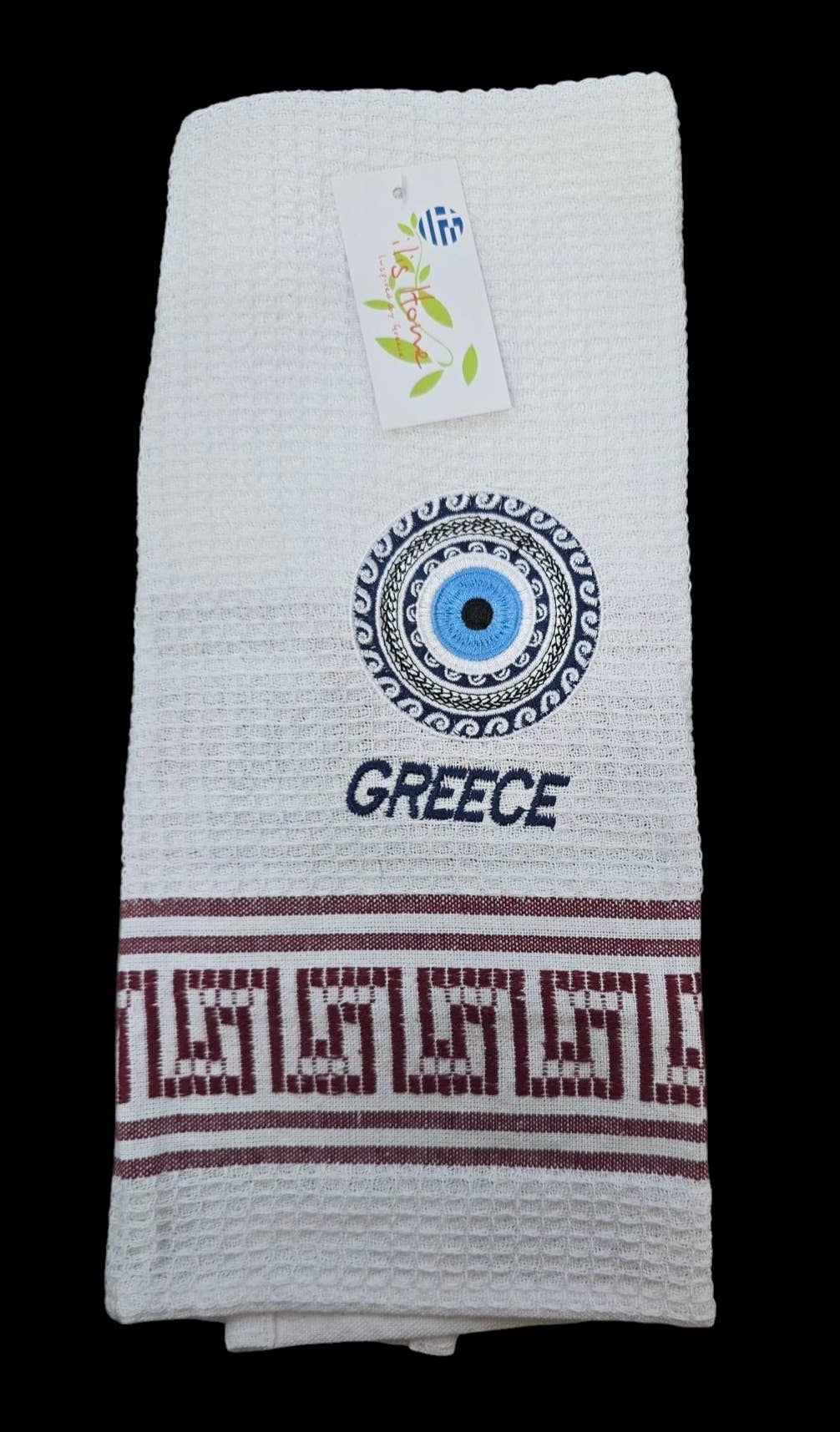 2 Greeks Inc - Vente Torchons - Torchon de cuisine Mati (Mauvais Œil) 100 % coton – Importé2