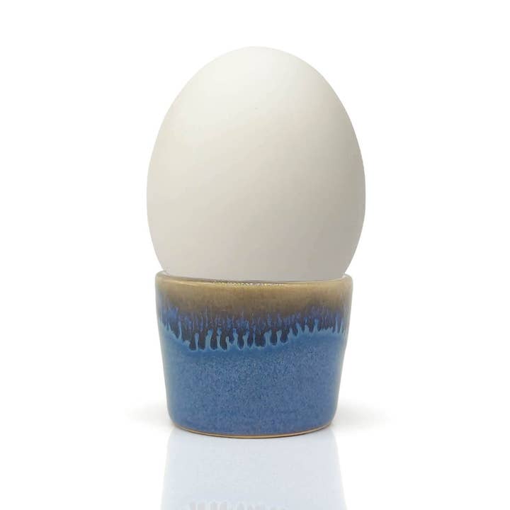 Mea-Living - Wholesale Coffee Mug - Stoneware egg cup "Anchor" blue1