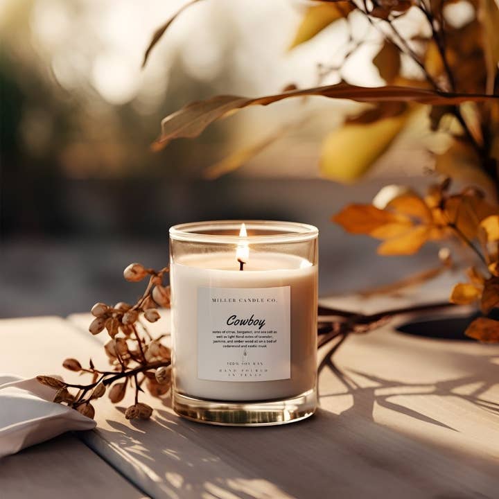 Cowboy Candle for wholesale by Miller Candle Co.