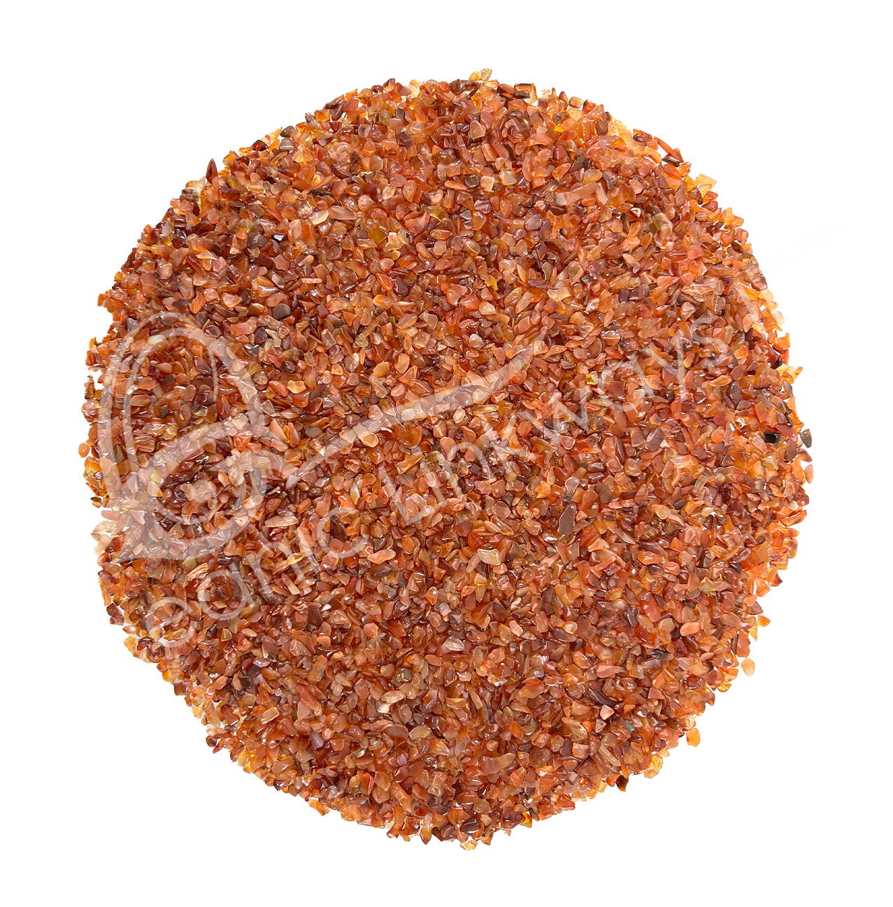 Oceanic Linkways Inc - Wholesale Spiritual Stone/Crystal - (KG)TUMBLED CHIPS - CARNELIAN 3-5 MM0