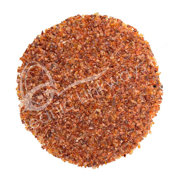 Oceanic Linkways Inc - Wholesale Spiritual Stone/Crystal - (KG)TUMBLED CHIPS - CARNELIAN 3-5 MM0