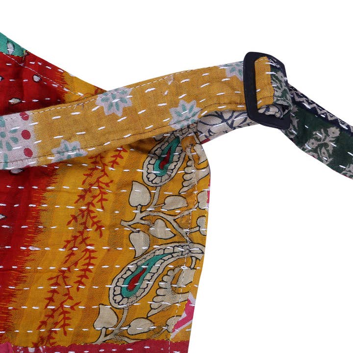 KHC - Wholesale Apron - Vintage Kantha Quilt Apron1