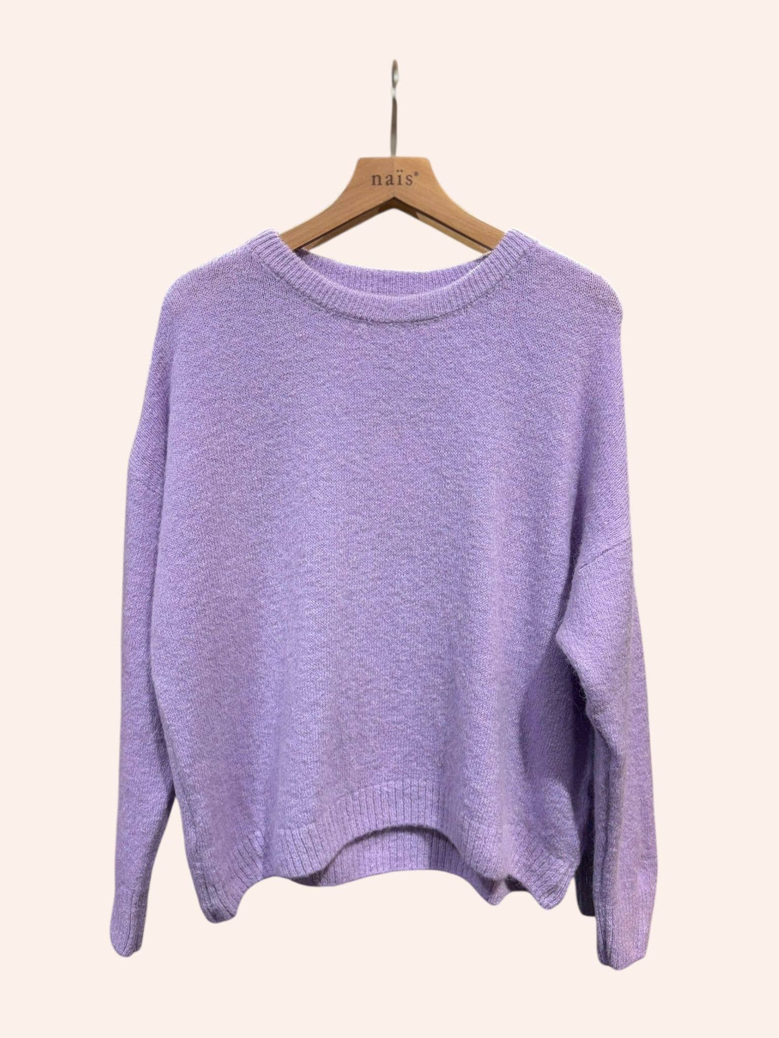 NAÏS PARIS – wholesale Pullovertröja - Dam – Rundhalsad tröja med långa ärmar i 30% superfint alpacka16