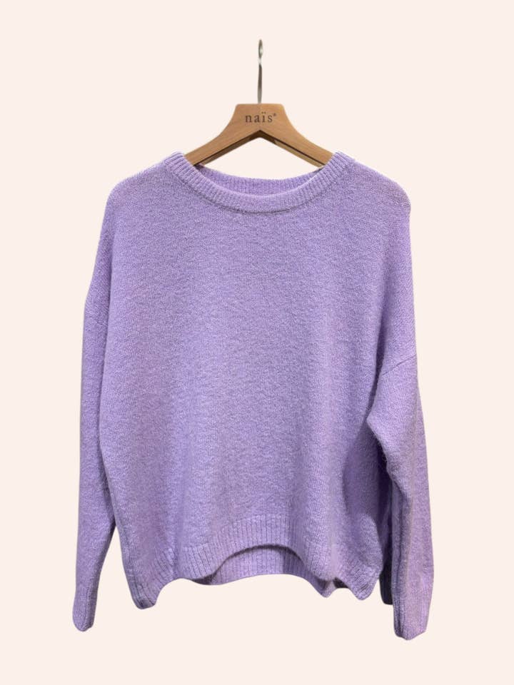 NAÏS PARIS – wholesale Pullovertröja - Dam – Rundhalsad tröja med långa ärmar i 30% superfint alpacka16