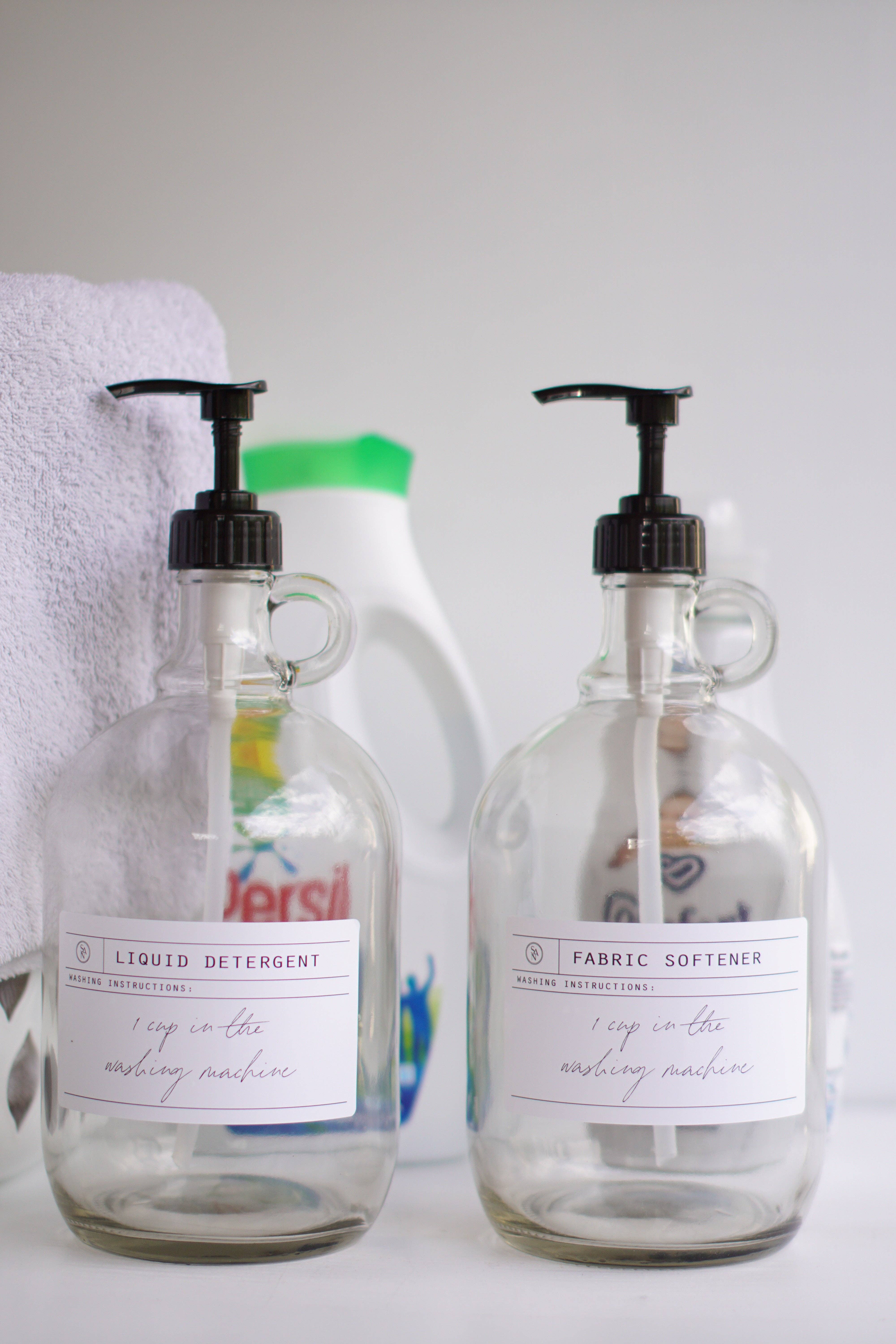 So At Nature - Wholesale Laundry Detergent Powder/Pods - Glass Half Gallon Laundry Dispensers Fabric Softener and Liquid Detergent5