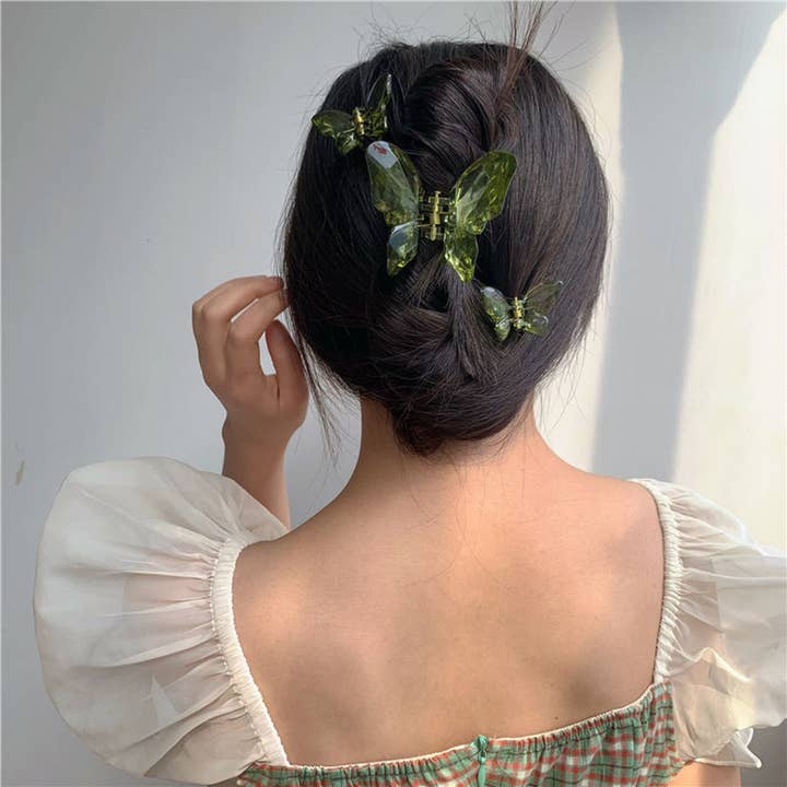 LadyJuneAccessories - Wholesale Hair Clip - Women's - *SALE* Hair clip claw ,Butterfly, Large Hair Clips, Gift