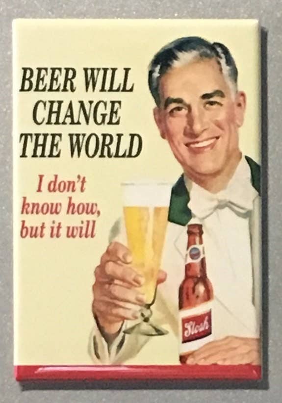 StuckOnU Art - Wholesale Magnet - Beer Themed Fridge Magnets With Inspirational Quotes1