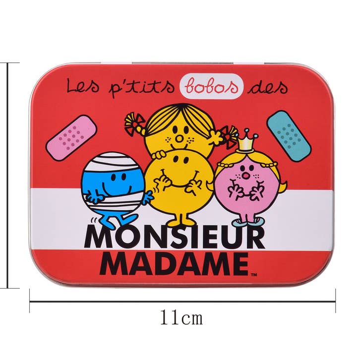 Monsieur Madame - Metal Bandage Box (24 bandages) and other Purchase Wholesale serviettes hygiéniques vs tissées. Free Returns & Net 60 Terms on Faire trending on Faire.