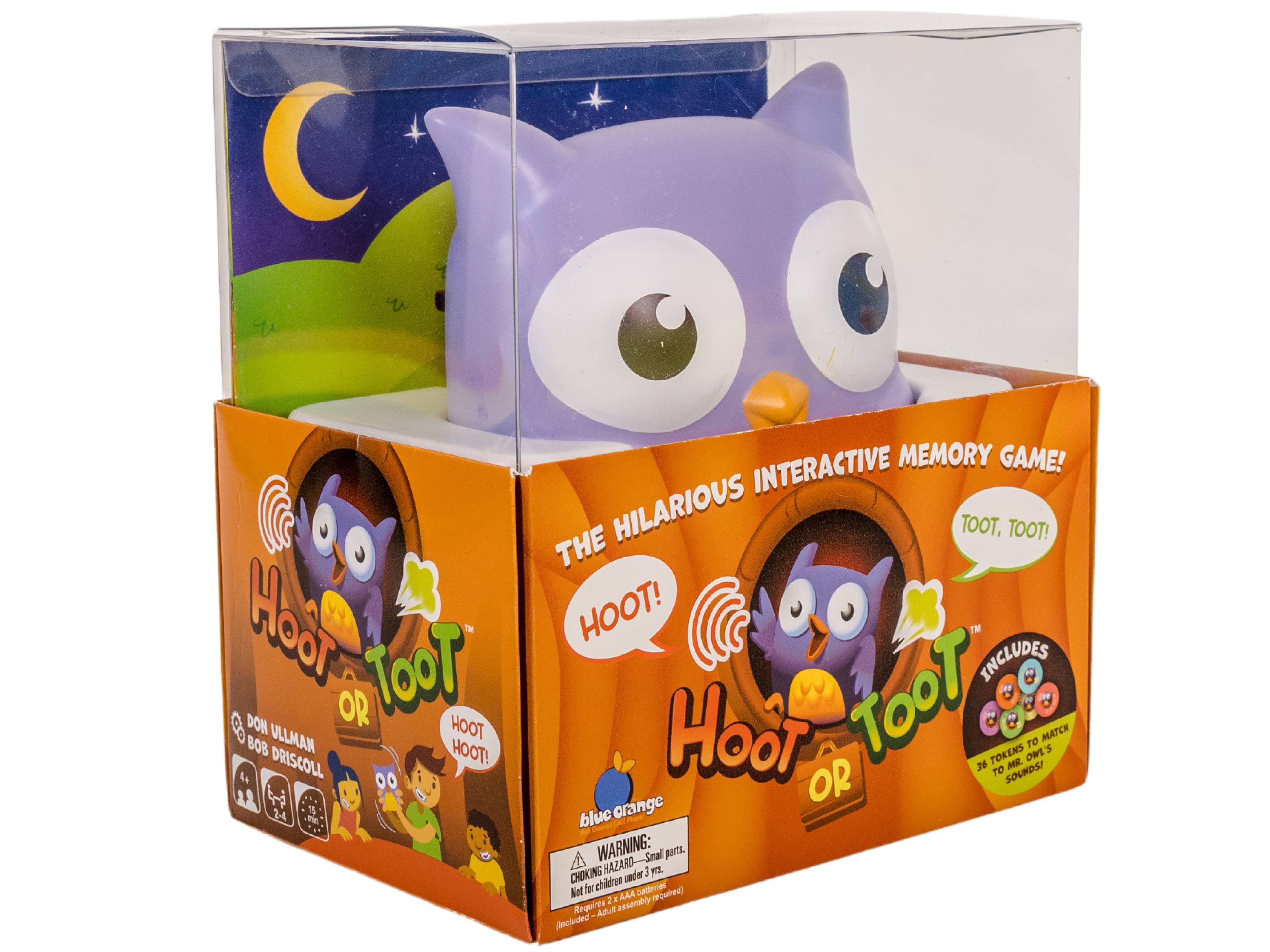 Blue Orange Games - Wholesale Brain Game - Kids - Hoot or Toot : The hilarious interactive memory game!