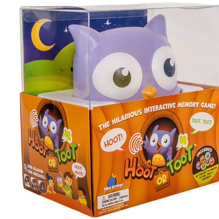 Hoot or Toot : The hilarious interactive memory game! for wholesale by Blue Orange Games