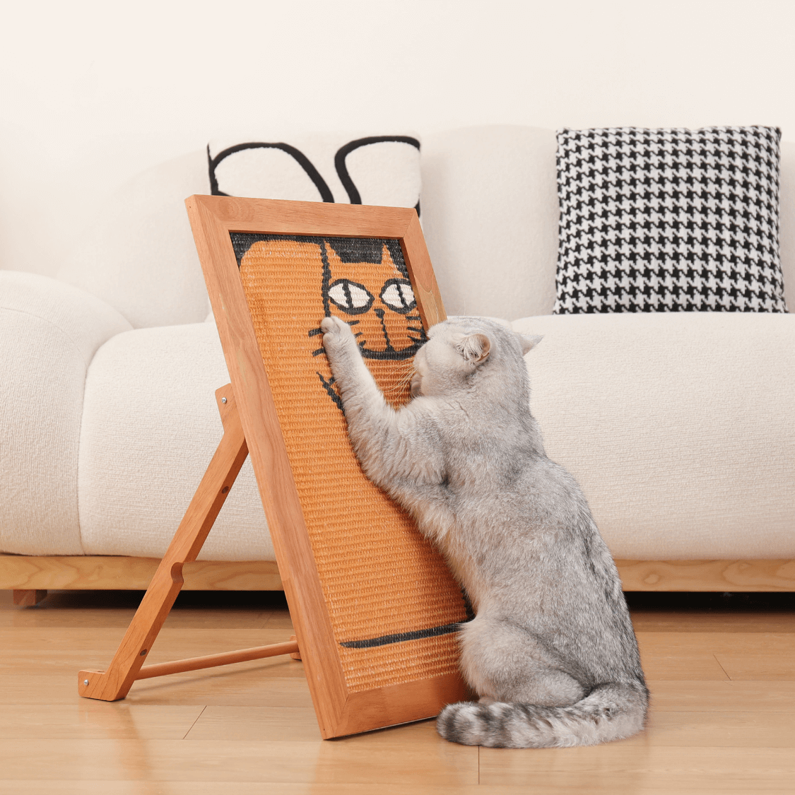 Brown Oak The Ultimate Art Scratcher for wholesale on Faire11